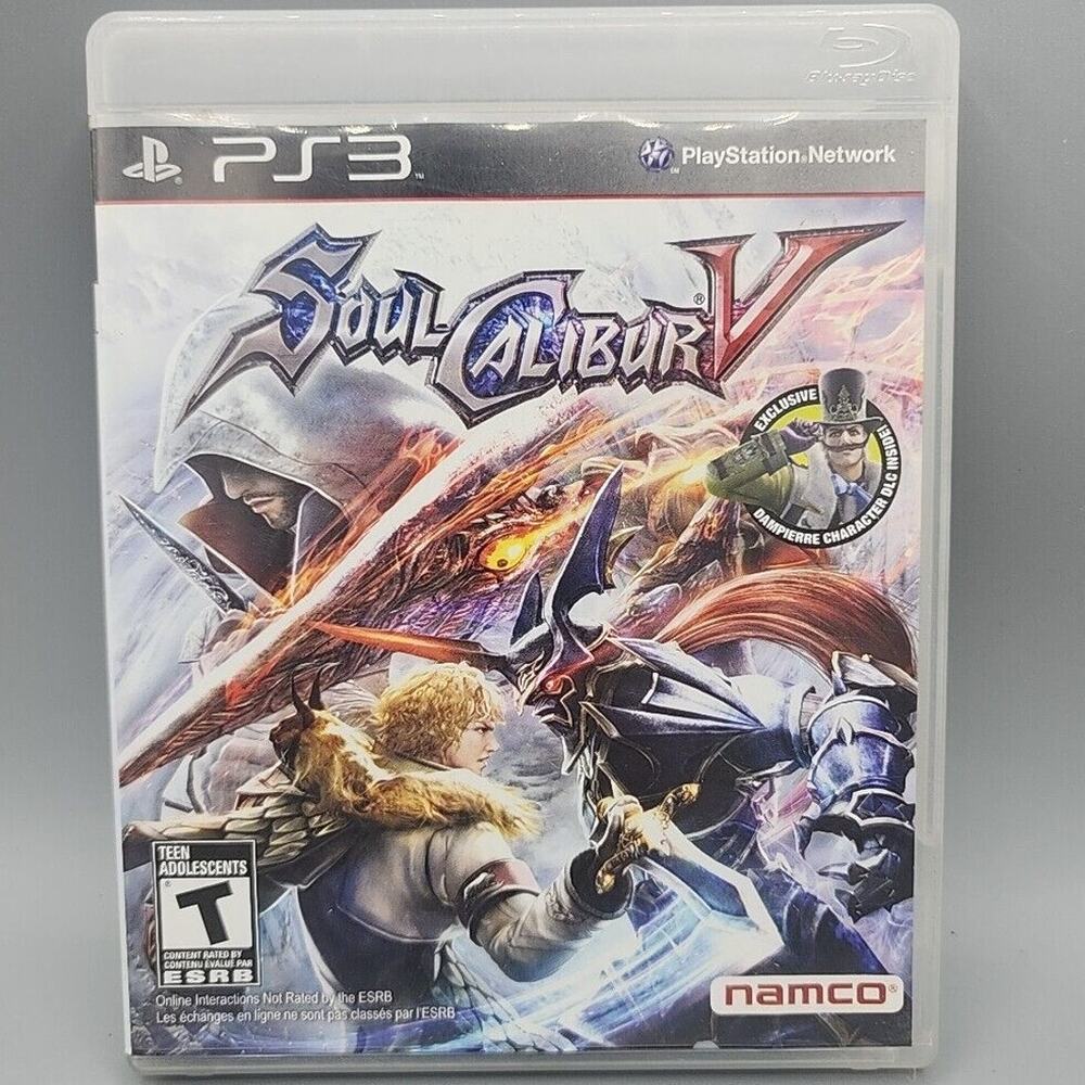 Soul Calibur V Sony PlayStation 3, 2012 Video Game with Manual